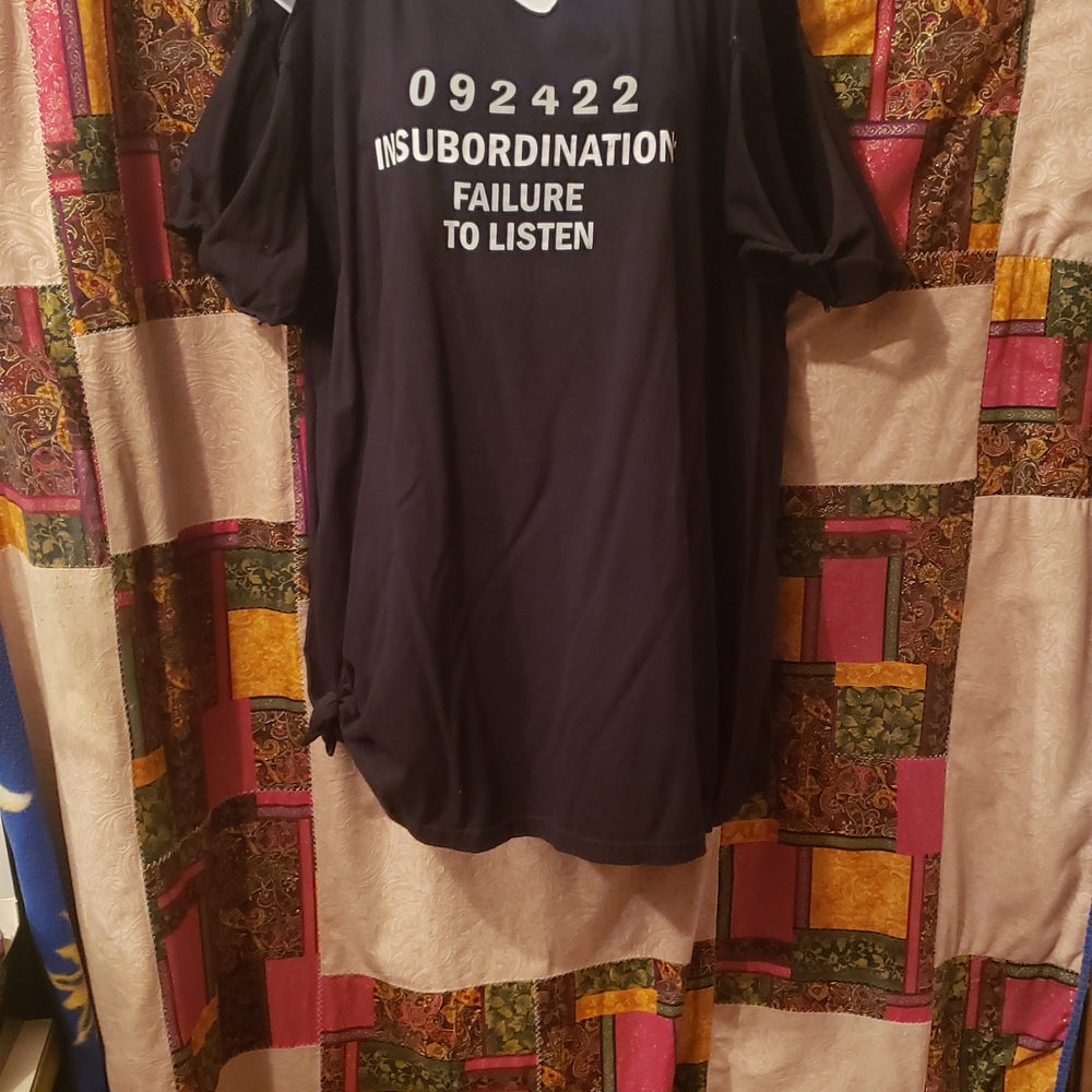 Women's Black Graphic Tee